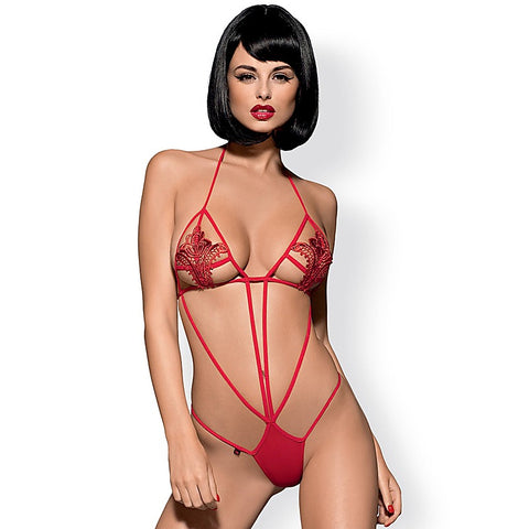 Soft Flexible Strings Luiza Teddy by Obsessive - Teddies and Bodysuits