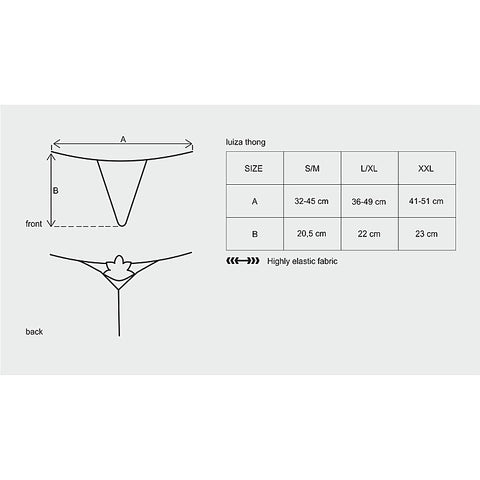 Premium Obsessive Luiza Thong by Obsessive - G-Strings, Panties and Shorts