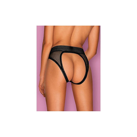 Strapelie Crotchless G String Panties by Obsessive - G-Strings, Panties and Shorts