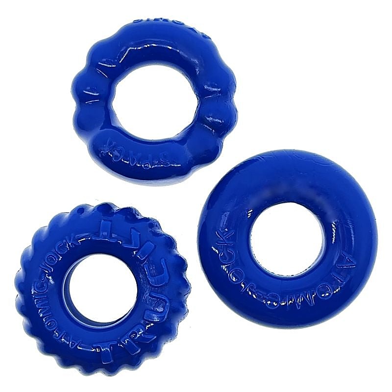 Bonemaker 3 Piece Stretchy Cock Ring Set by OxBalls - Stretchy Cock Rings