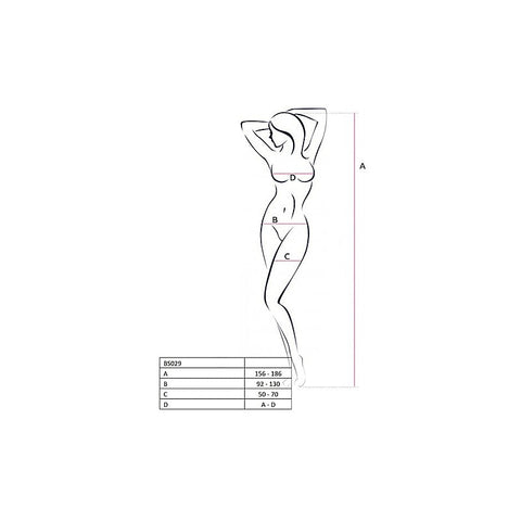 Sheer Body Hugging Bodystocking BS029 by Passion Lingerie - Body Stockings