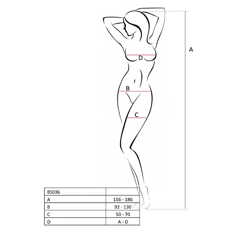 Full Piece Womens Bodysuit Bs036 One Size - Teddies and Bodysuits