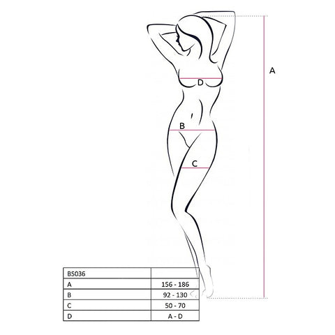 Full Piece Womens Bodysuit Bs036 One Size - Teddies and Bodysuits