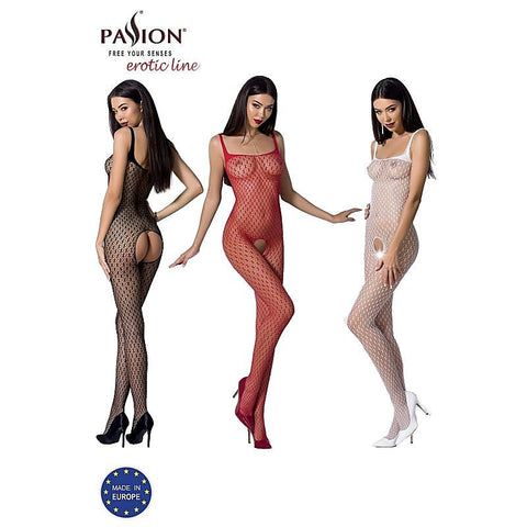 Stylish Fine Mesh Bodystocking BS071 by Passion Lingerie - Body Stockings
