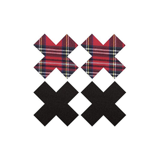 Peekaboo Sexy Schoolgirl X Nipple Pasties by Xgen Products - Fancy Dress Ups