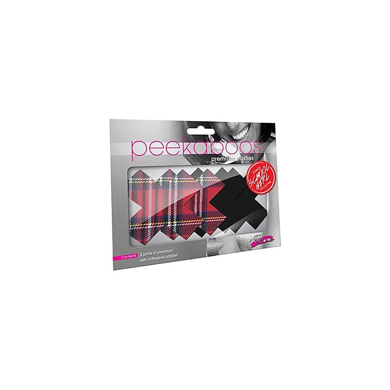 Peekaboo Sexy Schoolgirl X Nipple Pasties by Xgen Products - Fancy Dress Ups