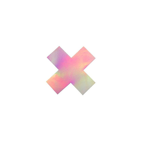 Peekaboo Iridescent X Nipple Pasties by Xgen Products - Fancy Dress Ups