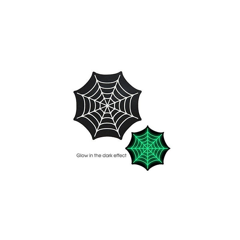 Peekaboo Glow In The Dark Webs Premium Nipple Pasties - Fancy Dress Ups