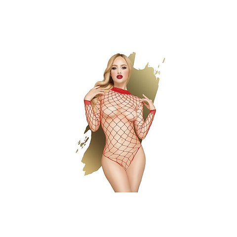 Scandalous Coarse Mesh Teddy by Penthouse Lingerie - Teddies and Bodysuits