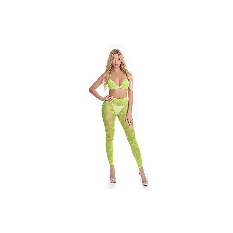 All About Leaf Women's Bra Set by Pink Lipstick - Bras and Bra Sets