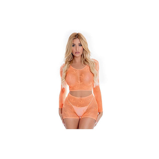 Leaf It To Me Seductive Women's Short Set by Pink Lipstick - G-Strings, Panties and Shorts