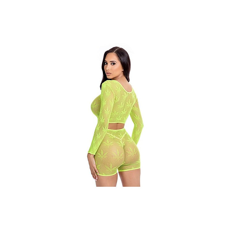 Leaf It To Me Seductive Women's Short Set by Pink Lipstick - G-Strings, Panties and Shorts