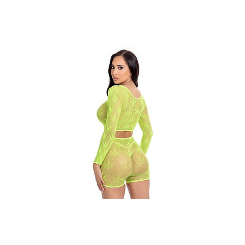 Leaf It To Me Seductive Women's Short Set by Pink Lipstick - G-Strings, Panties and Shorts