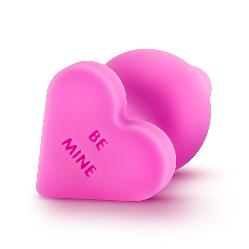 Play With Me Naughty Candy Heart Silicone Butt Plug - Butt Plugs