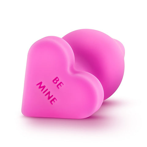 Play With Me Naughty Candy Heart Silicone Butt Plug - Butt Plugs