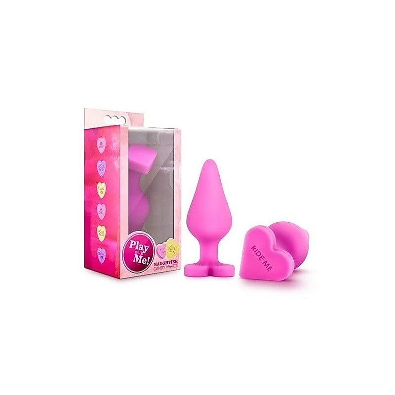 Play With Me Naughtier Candy Heart Butt Plug - Butt Plugs