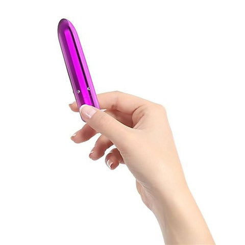 BMS Factory PowerBullet Pretty Point 10 Functions Bullet Vibrator USB Rechargeable - Bullet Vibrators