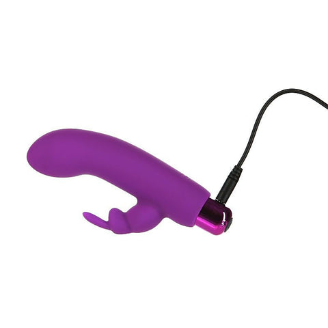 BMS Factory PowerBullet Alices Bunny Rechargeable Bullet Vibrator with Rabbit Sleeve - Bullet Vibrators
