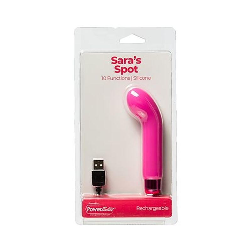 BMS Factory Power Bullet Saras Spot 10 Functions G Spot Vibrator USB Rechargeable - G-Spot Vibrators