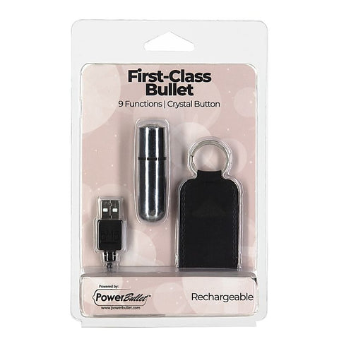 BMS Factory Power Bullet First Class 6 cm Rechargeable Bullet Vibrator Crystal - Bullet Vibrators