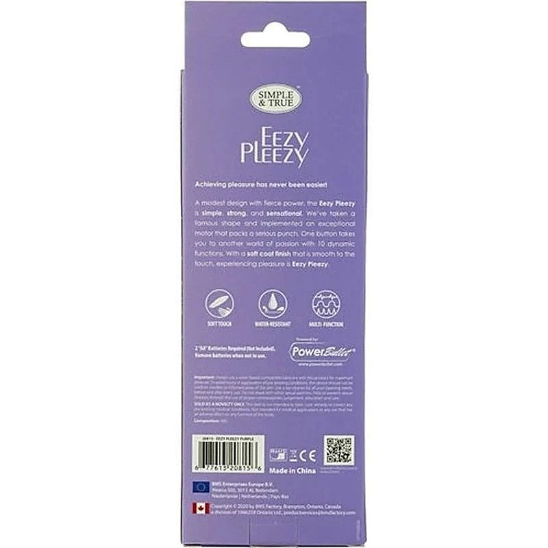 BMS Factory PowerBullet Eezy Pleezy 10 Speed 18 cm Bullet Vibrator Clitoral - Bullet Vibrators