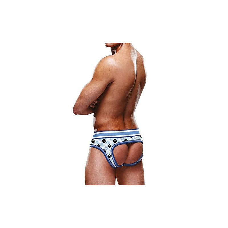 Blue Paw Open Back Mens Brief by Prowler - Mens Briefs And Boxers