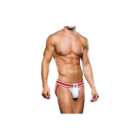 Mens Jock Strap White/Red by Prowler - Jocks and G-Strings