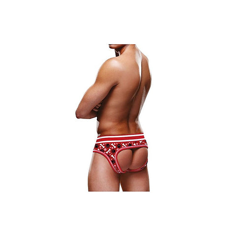 Premium Red Paw Open Back Mens Brief by Prowler - Mens Briefs And Boxers