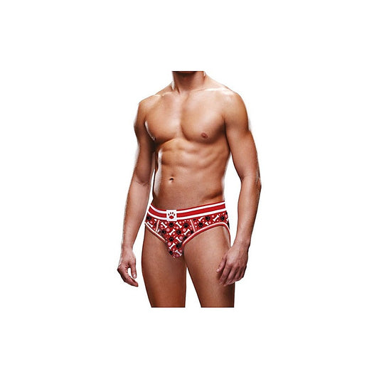 Red Paw Open Back Mens Brief by Prowler - Mens Briefs And Boxers