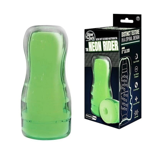 The Neon Rider Masturbator 6" by NANMA Corporation - Masturbators and Strokers
