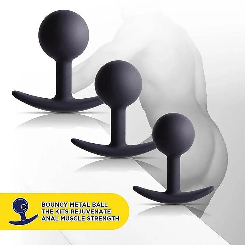 Under Night Tumbler Weighted Anal Trainer Kit - Butt Plugs