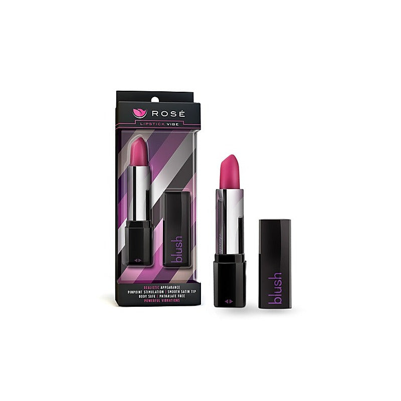 Rose Lipstick Mini & Slim Vibrator by Blush Novelties - Mini & Slim Vibrators