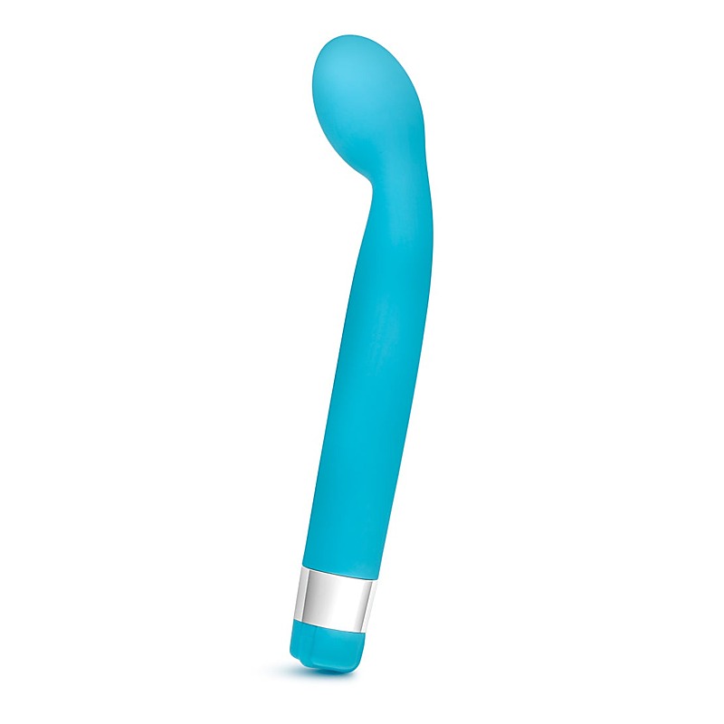 Rose Scarlet G 8.5 Inch G Spot Vibrator Black with Curved Bulbous Tip - G-Spot Vibrators