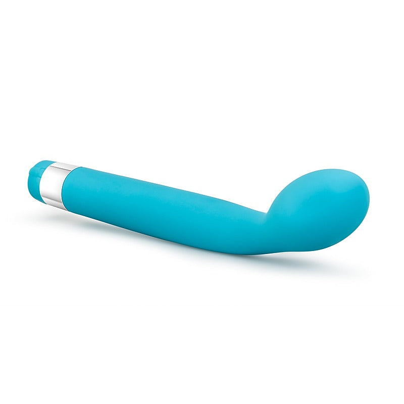 Rose Scarlet G 8.5 Inch G Spot Vibrator Black with Curved Bulbous Tip - G-Spot Vibrators