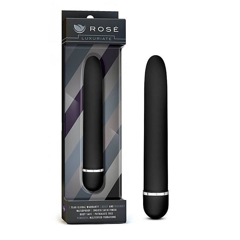 Rose Luxuriate 7 Inch Vibrating Bullet Vibrator with Multi Speed Control - Bullet Vibrators
