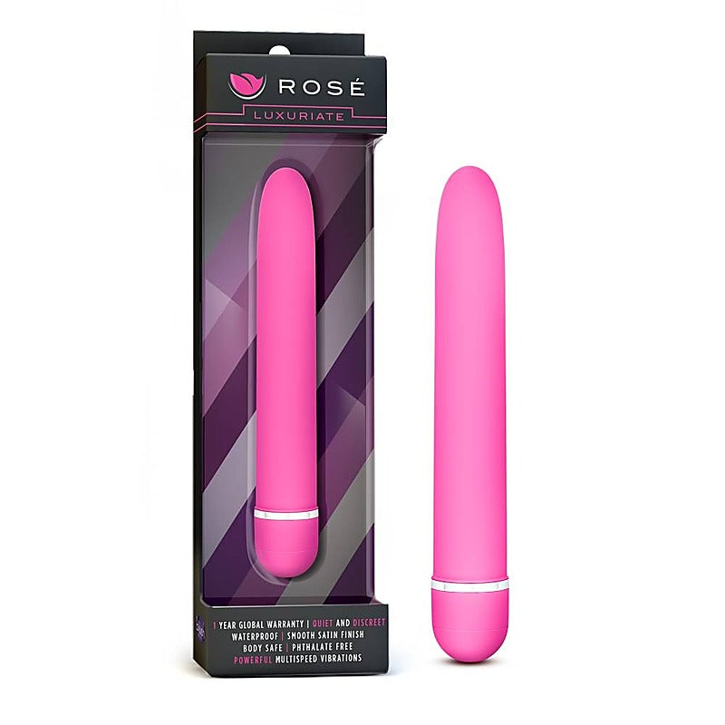 Rose Luxuriate 7 Inch Vibrating Bullet Vibrator with Multi Speed Control - Bullet Vibrators