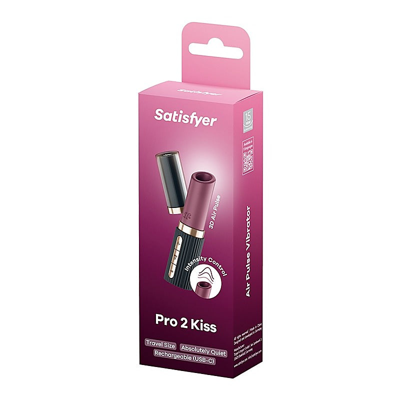Pro 2 Kiss Usb Rechargeable Clitoral Massager By Satisfyer - Clit Ticklers and Pulsators