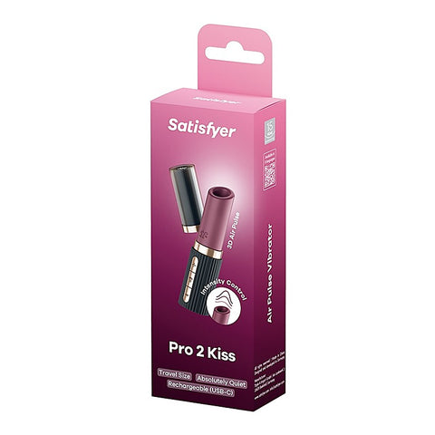 Pro 2 Kiss Usb Rechargeable Clitoral Massager By Satisfyer - Clit Ticklers and Pulsators
