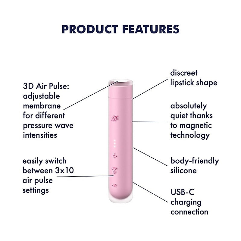 First Kiss Multi Functions Vibrating Clitoral Vibrator - Clit Ticklers and Pulsators