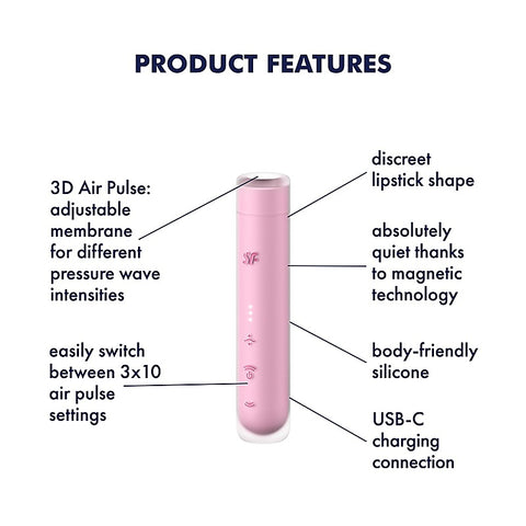 First Kiss Multi Functions Vibrating Clitoral Vibrator - Clit Ticklers and Pulsators