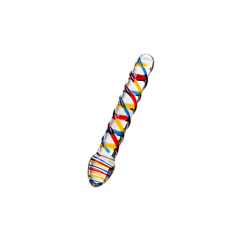 Sexus Tropicana Glass Dildo 19.5cm by ToyFa - Glass Sex Toys