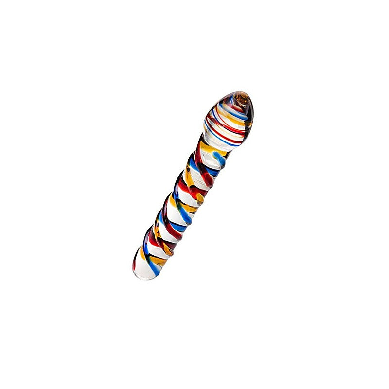 Sexus Tropicana Glass Dildo 19.5cm by ToyFa - Glass Sex Toys