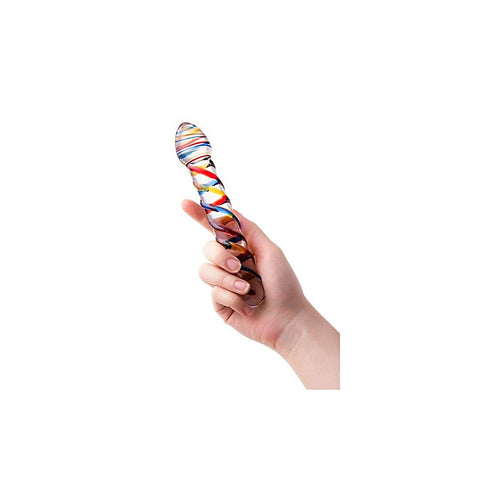 Sexus Tropicana Glass Dildo 19.5cm by ToyFa - Glass Sex Toys