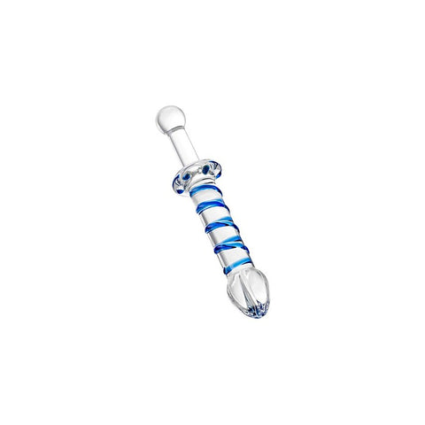 Sexus Glass Dildo Probe With Handle by ToyFa - Glass Sex Toys