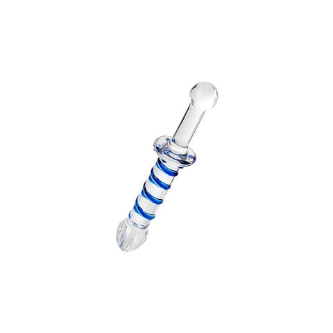 Sexus Glass Dildo Probe With Handle by ToyFa - Glass Sex Toys