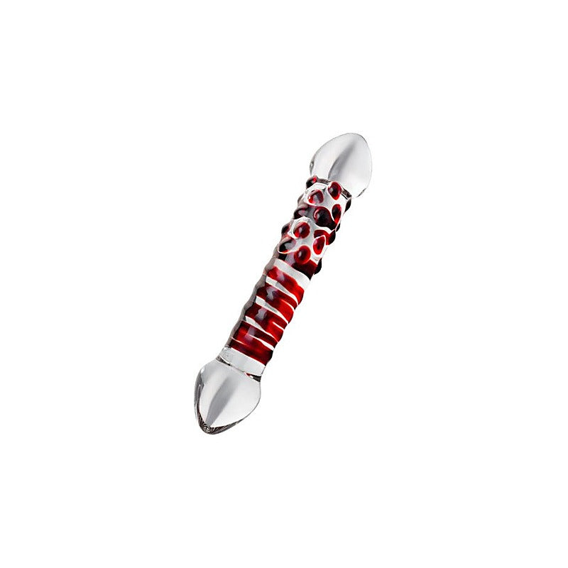 Premium Sexus Red Delight Glass Dildo by ToyFa - Glass Sex Toys