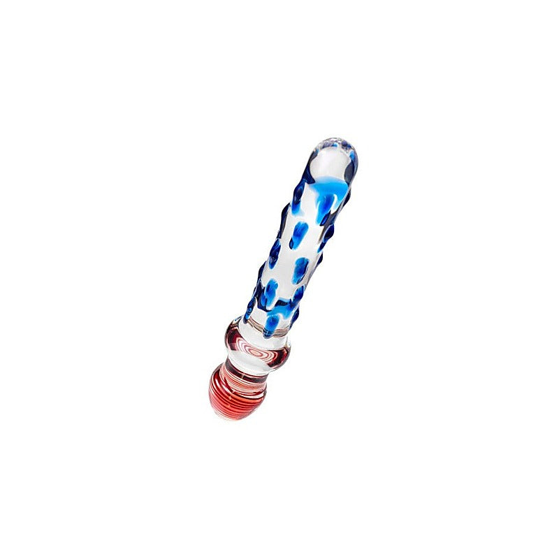 Sexus Glass Dildo With Knobs 20cm by ToyFa - Glass Sex Toys