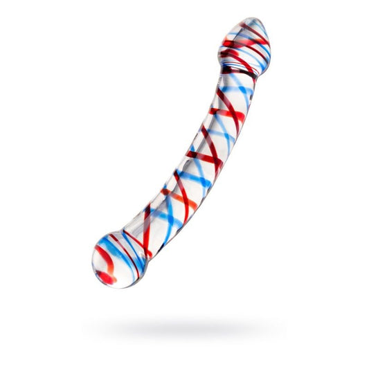 Sexus Glass Dildo Curved by ToyFa - Glass Sex Toys