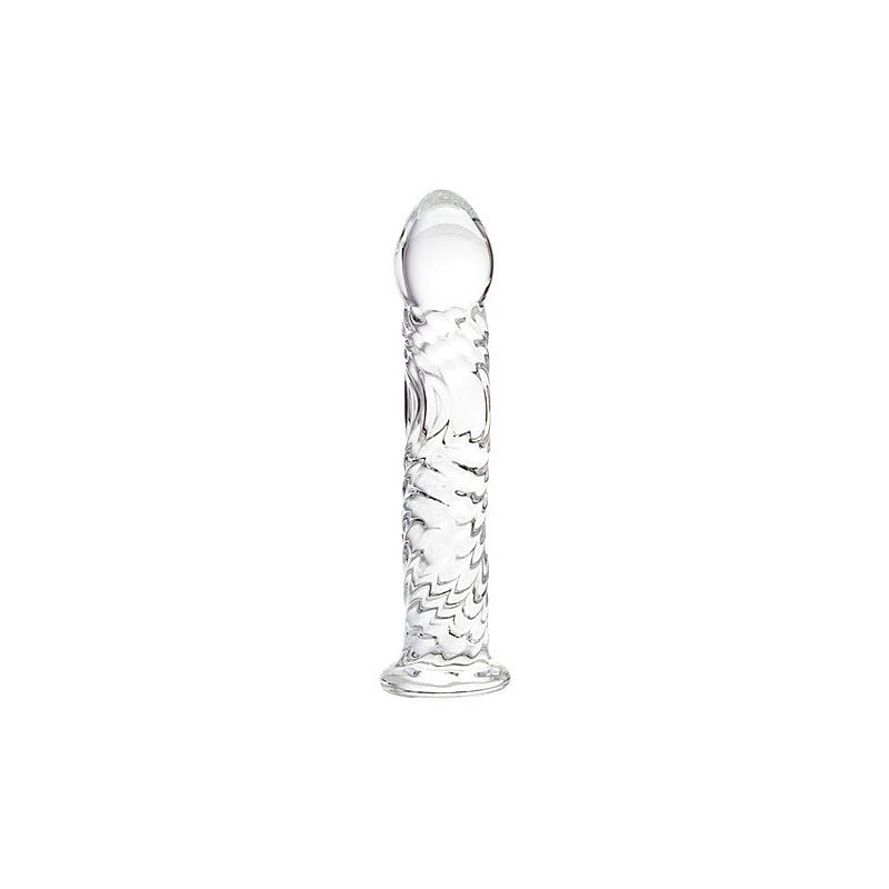 Sexus Suction Cup Glass Dildo 16cm by ToyFa - Glass Sex Toys