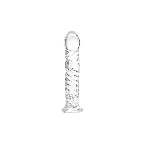 Sexus Suction Cup Glass Dildo 16cm by ToyFa - Glass Sex Toys
